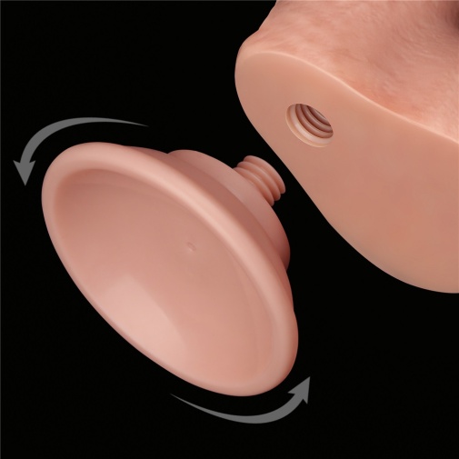 Lovetoy - 7" Sliding Skin Dildo - Flesh photo
