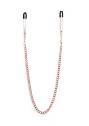 NS Novelties - Bound DC3 Nipple Chain Clamps - Rose Gold photo