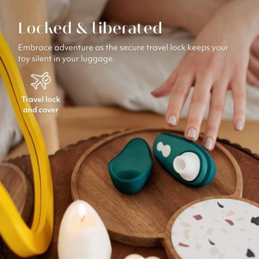 Womanizer - Liberty 2 代 便携版阴蒂吸啜器 - 深绿色 照片