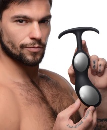 Heavy Hitters - Weighted Prostate Plug XL - Black photo