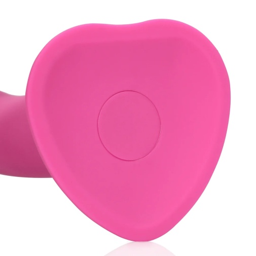 Loveline - Non-Phallic Vibro Dildo M - Powerful Pink photo