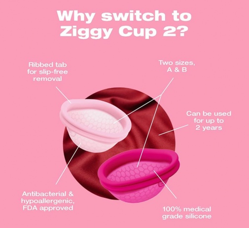 Intimina - Ziggy 月亮杯 2 尺寸 A 照片