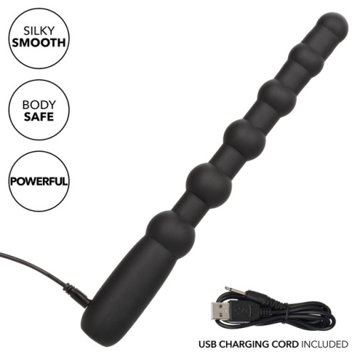 CEN - X-10 Vibro Anal Beads - Black photo