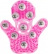 Simple & True - Roller Ball Massage Glove - Pink photo