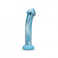 Gildo - 海洋波紋玻璃假陽具 - 藍色 照片
