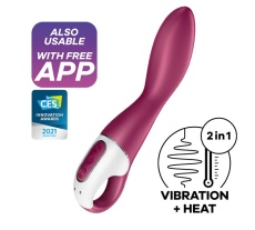 Satisfyer - 熱力快感震動器 - 莓果色 照片