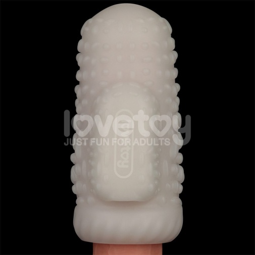Lovetoy - Knights Ring Vibro 2in1 Sleeve - Drip photo