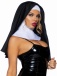 Leg Avenue - Collared Nun Habit - Black photo-3