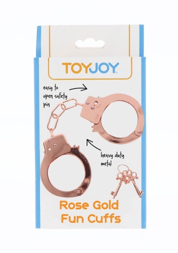 ToyJoy - Classics Metal Handcuffs - Rose Gold photo