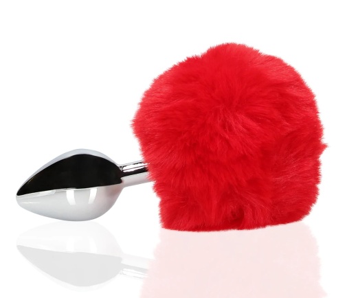 Ouch - Bunny Tail Plug - Red 照片