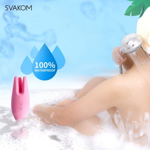 SVAKOM - Nymph 陰蒂/ 乳頭刺激器 - 粉紅色 照片