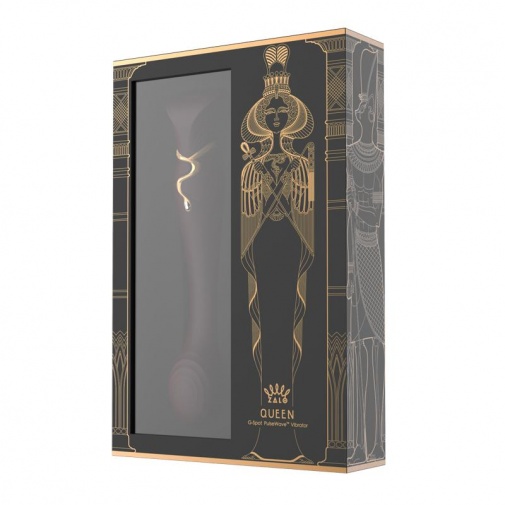 Zalo - Queen Set 可加熱 & APP控制G點按摩/吸吮按摩棒 - 酒紅色 照片