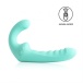 Arosum - VibraTwin Strapless Strap-On - Blue photo-5
