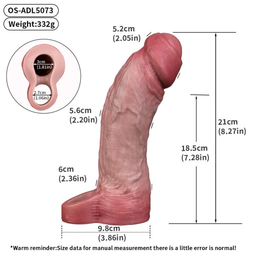 FAAK - Sauron Realistic Sleeve - Flesh photo