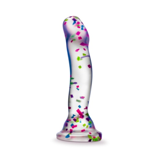 Neo Elite - 夜光魔法假陽具 19cm - 五彩碎紙色 照片