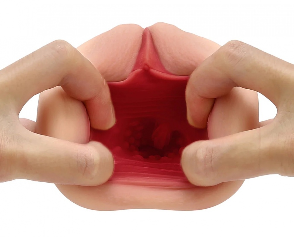 Plunge your manhood between the welcoming lips, experience a... Jorokumo - Realistic Stroker 400g photo-3