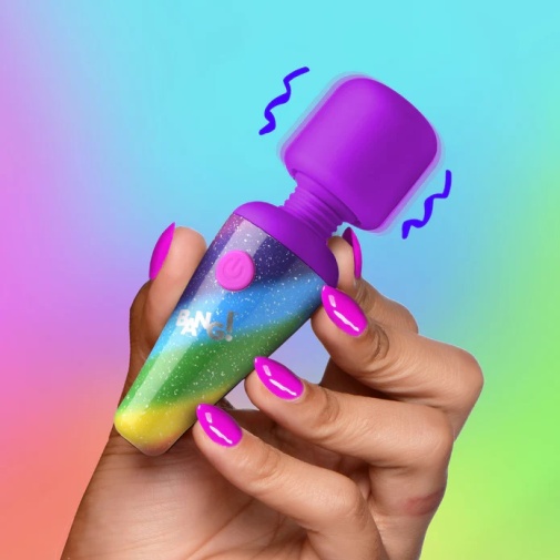 Bang! - Rainbow Mini Wand Vibrator photo