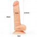 Lovetoy - 8" The Ultra Soft Dude Long - Flesh photo-12