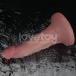 Lovetoy - 6'' 雙層柔軟震動假陽具 - 肉色 照片-13