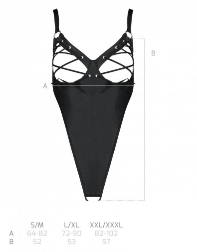 Passion - Celine Body - Black - L/XL photo