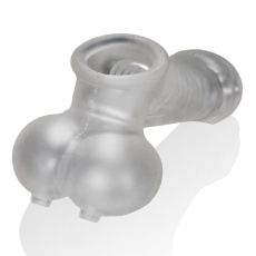 Oxballs - Sackjack Electro Wearable Sheath - Clear Frost photo