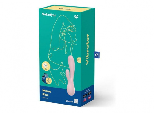 Satisfyer - Mono Flex Rabbit Vibrator - Mauve photo