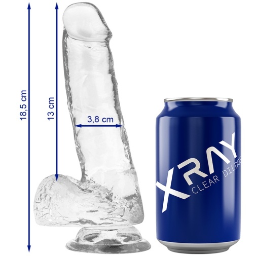 X Ray - 穿戴式仿真陽具束帶附18.5公分仿真假陽具 照片