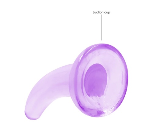 RealRock - 5" Non-Realistic Dildo - Purple photo