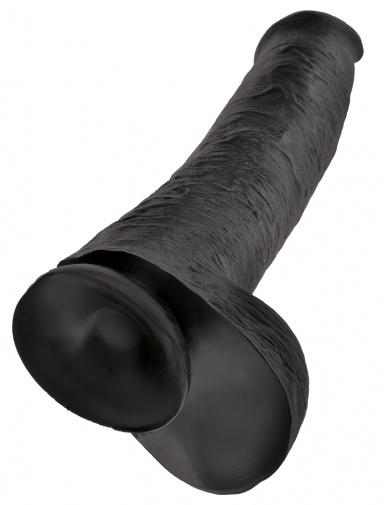 King Cock - Cock 15″ With Balls - Black photo