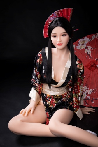Mina Asian Robot Realistic Sex Doll, Skinny Body, Ultra Soft TPE 165 cm (5'4 ft) photo