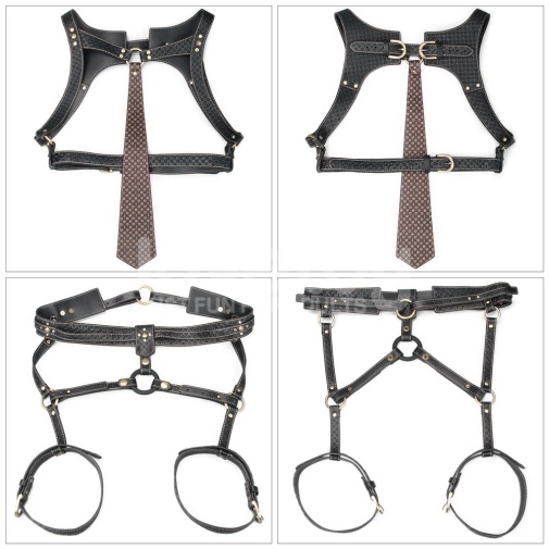 Lovetoy - Rebellion Reign Full Body Harness - Black photo