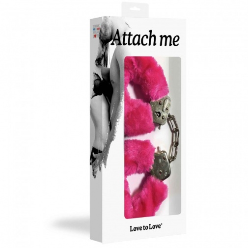 Love to Love - Attach Me 手銬 - 粉紅色 照片
