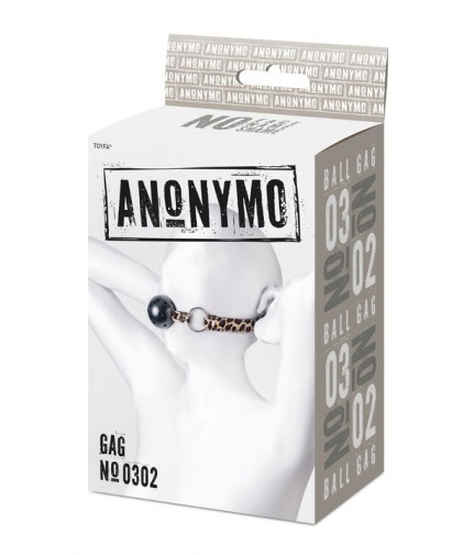 Anonymo - 球形口塞  - 黑色 照片