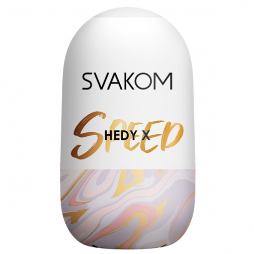 SVAKOM - Hedy X Speed 自慰器 - 半透明   照片