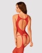 Obsessive - Bodystocking N122 - Red - XL/XXL photo-6