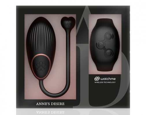 Anne's Desire - 震蛋連無線遙控手錶 - 黑色 - 黑色 照片
