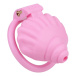 FAAK - Shell Resin Chastity Cage - Pink photo