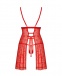 Obsessive - Claussica Babydoll & Thong - Red - M/L photo-4