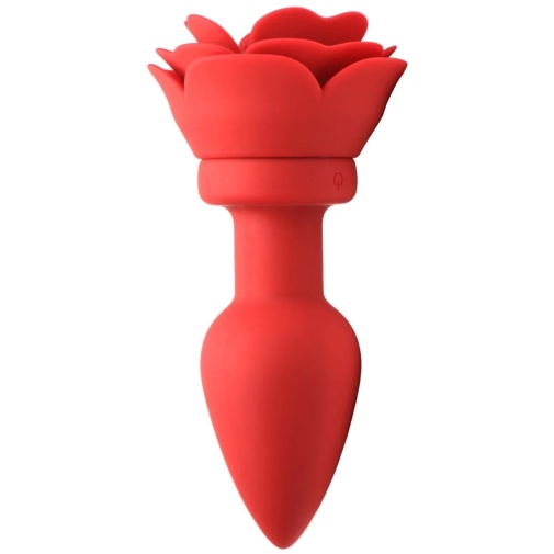 Booty Sparks - 28X Rose Vibro Anal Plug L - Red photo