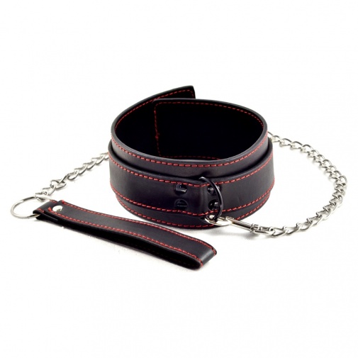 Lovetoy - Bondage Fetish Collar - Black photo