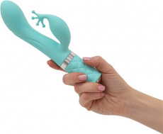 Pillow Talk - Kinky Rabbit Vibe - Teal photo