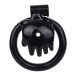 FAAK - Hand Shaped Resin Chastity Cage - Black photo