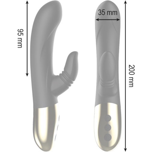 Ibiza - Licking Rabbit Vibrator - Black photo