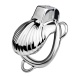 FAAK - Shell Chastity Cage 45mm - Silver photo-3