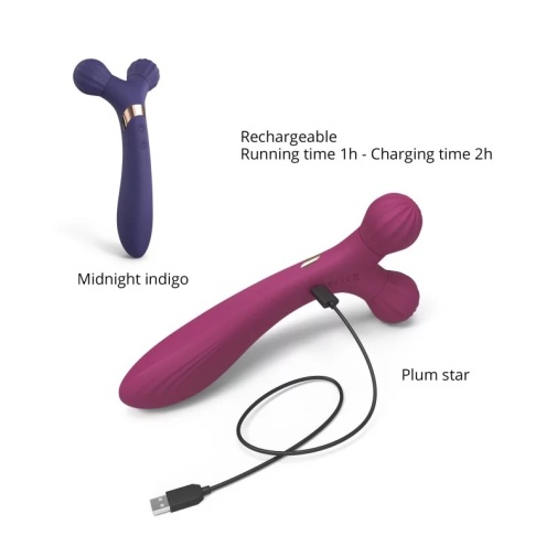 Love to Love - Fireball Massager - Plum photo
