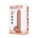 RealRock - 8" Thrusting Vibro Dildo w Balls - Caramel photo-7
