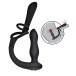 Nasstoys - Encancer Prostate Massager w Cock Ring - Black photo-3
