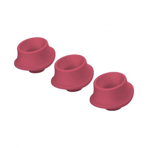 Womanizer - Premium Heads L-size 3 pcs - Raspberry photo