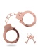 ToyJoy - Classics Metal Handcuffs - Rose Gold photo