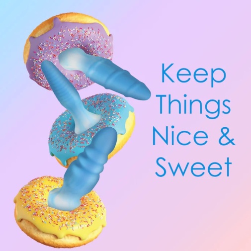 Simply Sweet - Butt Plug Set 3 pcs - Blue photo